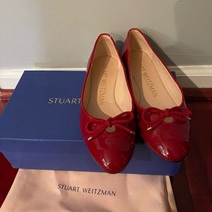 Stuart Weitzman patent leather flats